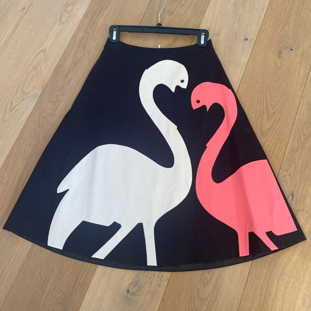 Kate spade flamingo skirt